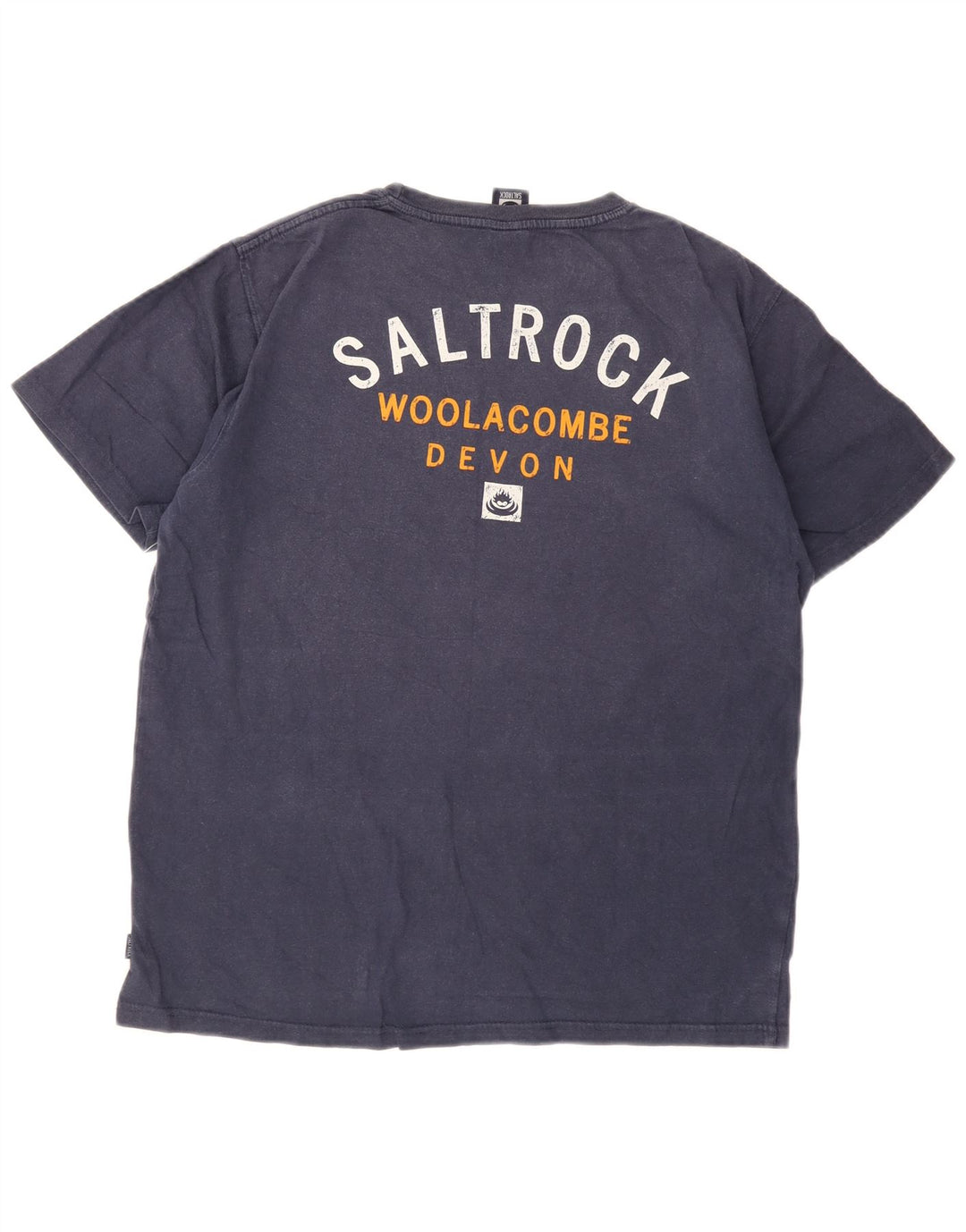 Ανδρικό γραφικό T-Shirt Saltrock Top από μεσαίο μπλε ναυτικό βαμβακερό