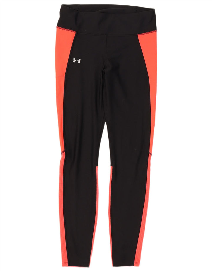 Under Armour Γυναικεία γραφικά κολάν UK 12 Medium Black Colourblock