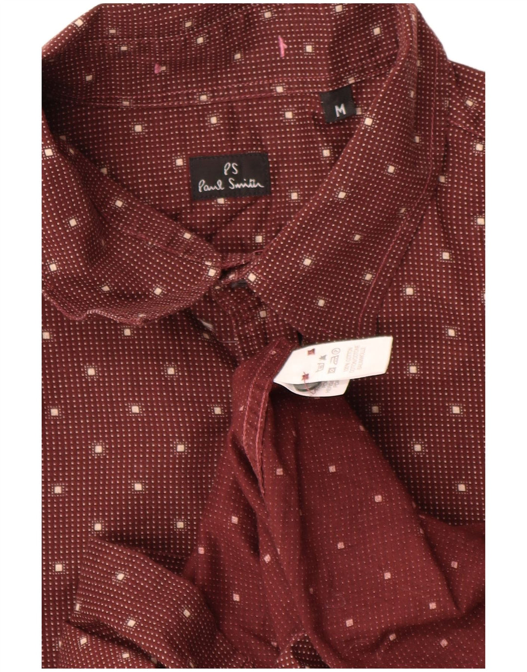 PAUL SMITH Ανδρικό πουκάμισο με μεσαία κόκκινα στίγματα
