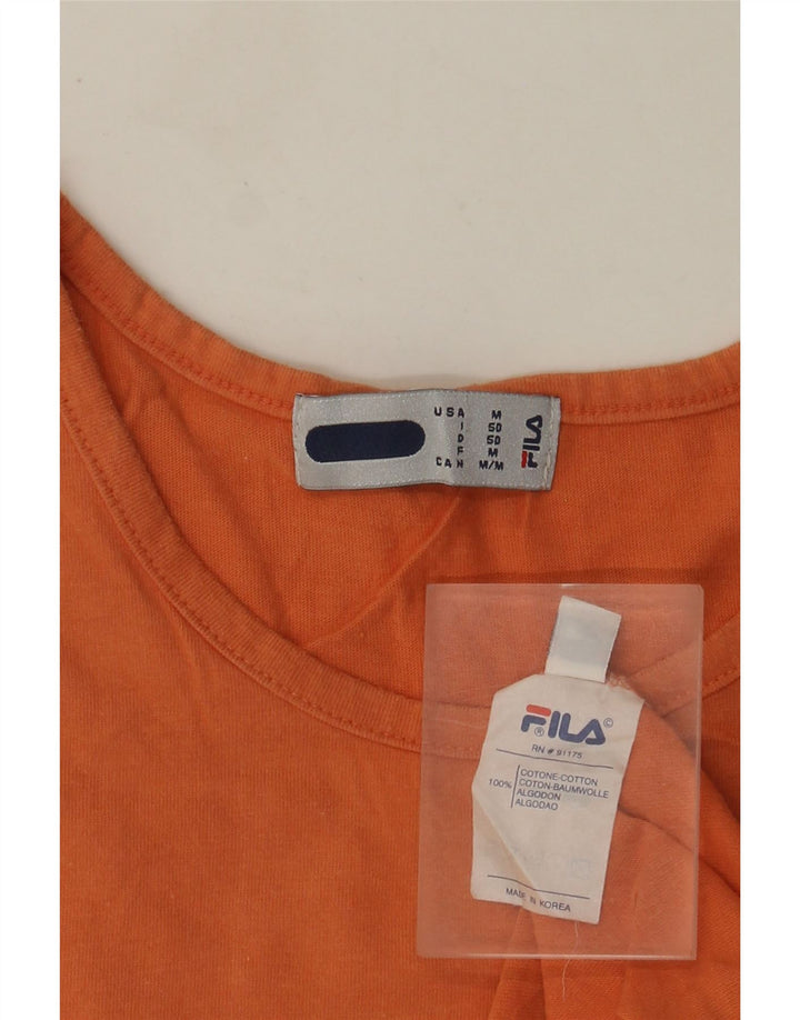 Ανδρικό γιλέκο Fila IT 50 Βαμβακερό μεσαίο πορτοκαλί