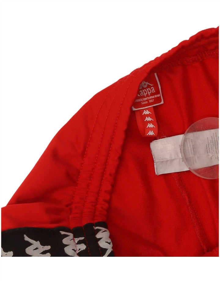 Ανδρική φόρμα γραφικής φόρμας Kappa, μεσαίο κόκκινο χρώμα, πολυεστέρας