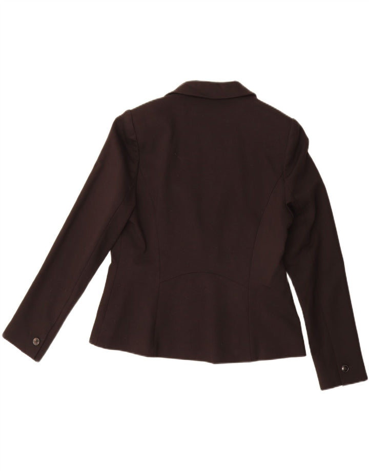 John Lewis Γυναικείο τζάκετ blazer UK 14 μεσαία μαύρη βισκόζη