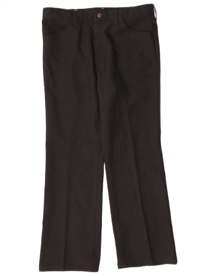 Ανδρικό παντελόνι Wrangler Bootcut Casual W36 L30 Black Polyester Classic