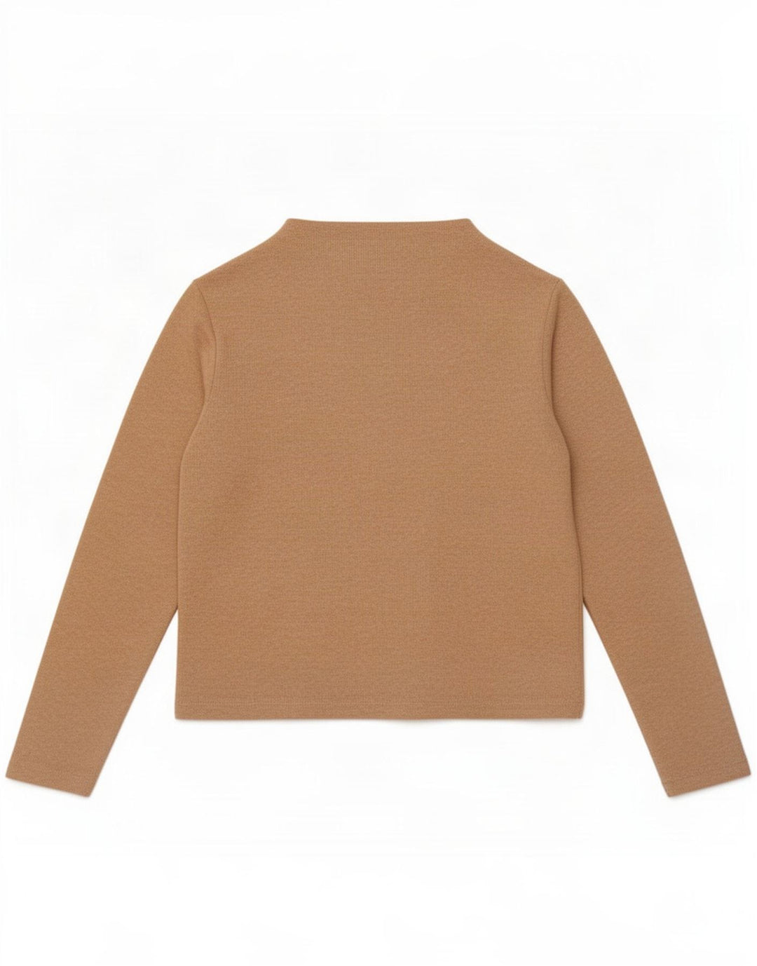 Marks & Spencer Γυναικείο τοπ μακρυμάνικο UK 10 Small Beige Polyester
