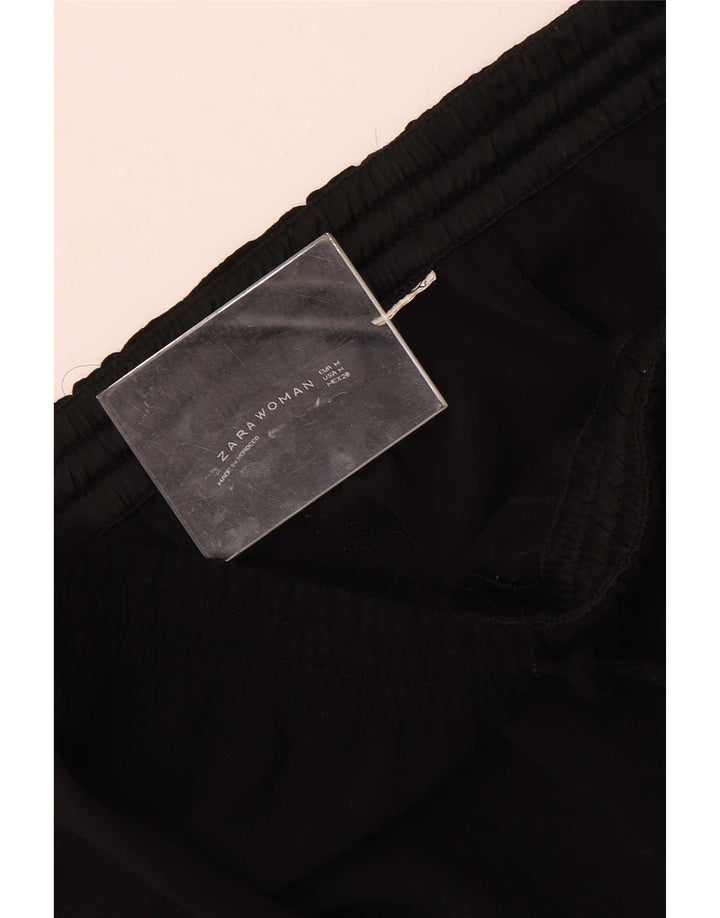 Zara Γυναικείο Bootcut Cropped Παντελόνι Medium W28 L24 Μαύρο