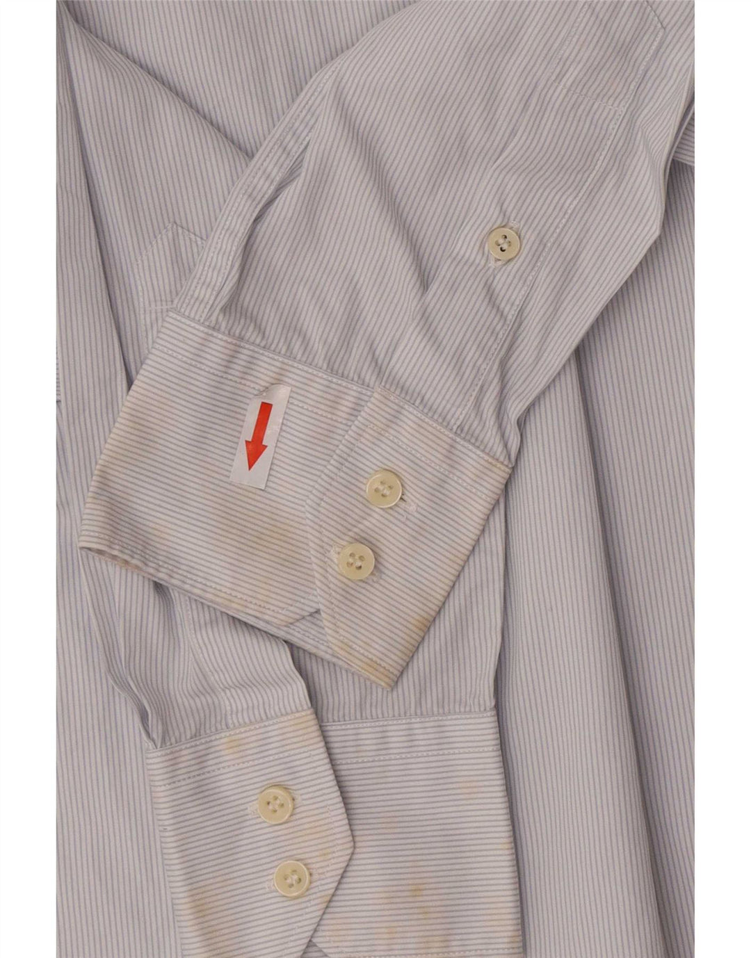 Ανδρικό πουκάμισο Massimo Dutti Casual Fit Βαμβακερό μεσαίο μπλε με ρίγες
