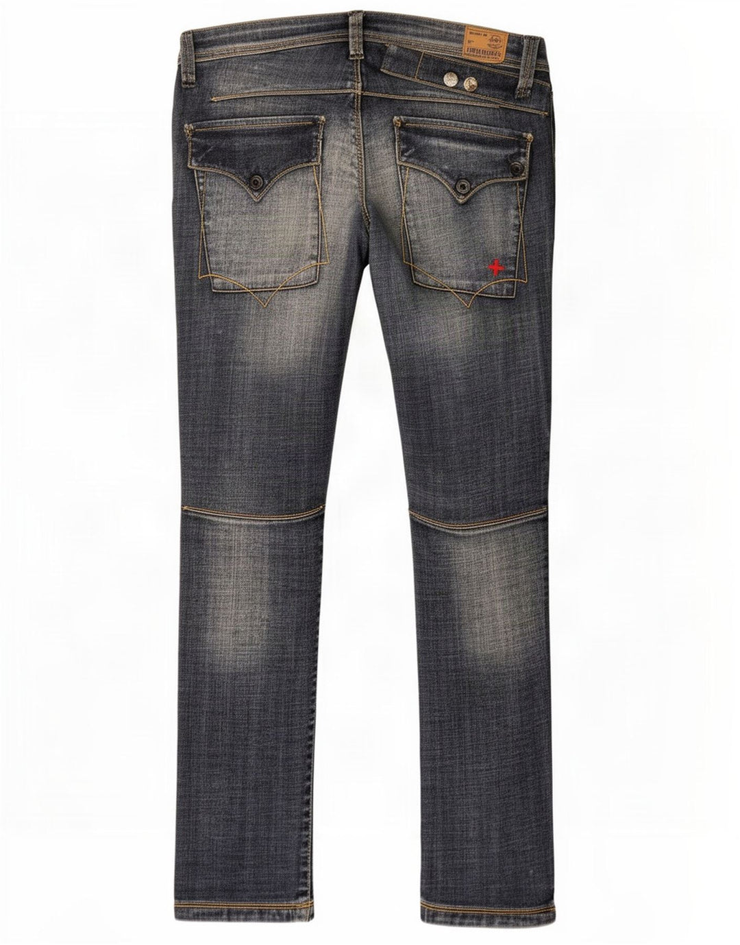Zu Elements Womens Distressed Skinny Jeans W26 L31 Blue Cotton