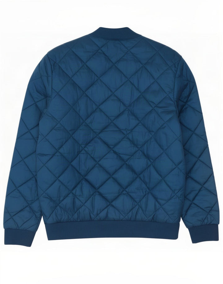 Ανδρικό καπιτονέ μπουφάν Adidas UK 38 Medium Blue Polyester