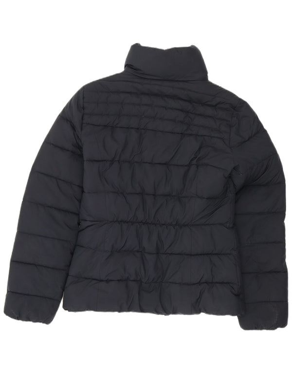 Hollister γυναικείο μπουφάν Sherpa UK 10 Small Navy Blue Polyester