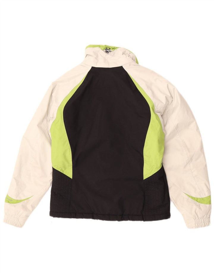 Columbia γυναικείο μπουφάν υπερμεγέθη σκι UK 10 Small Black Colourblock Nylon