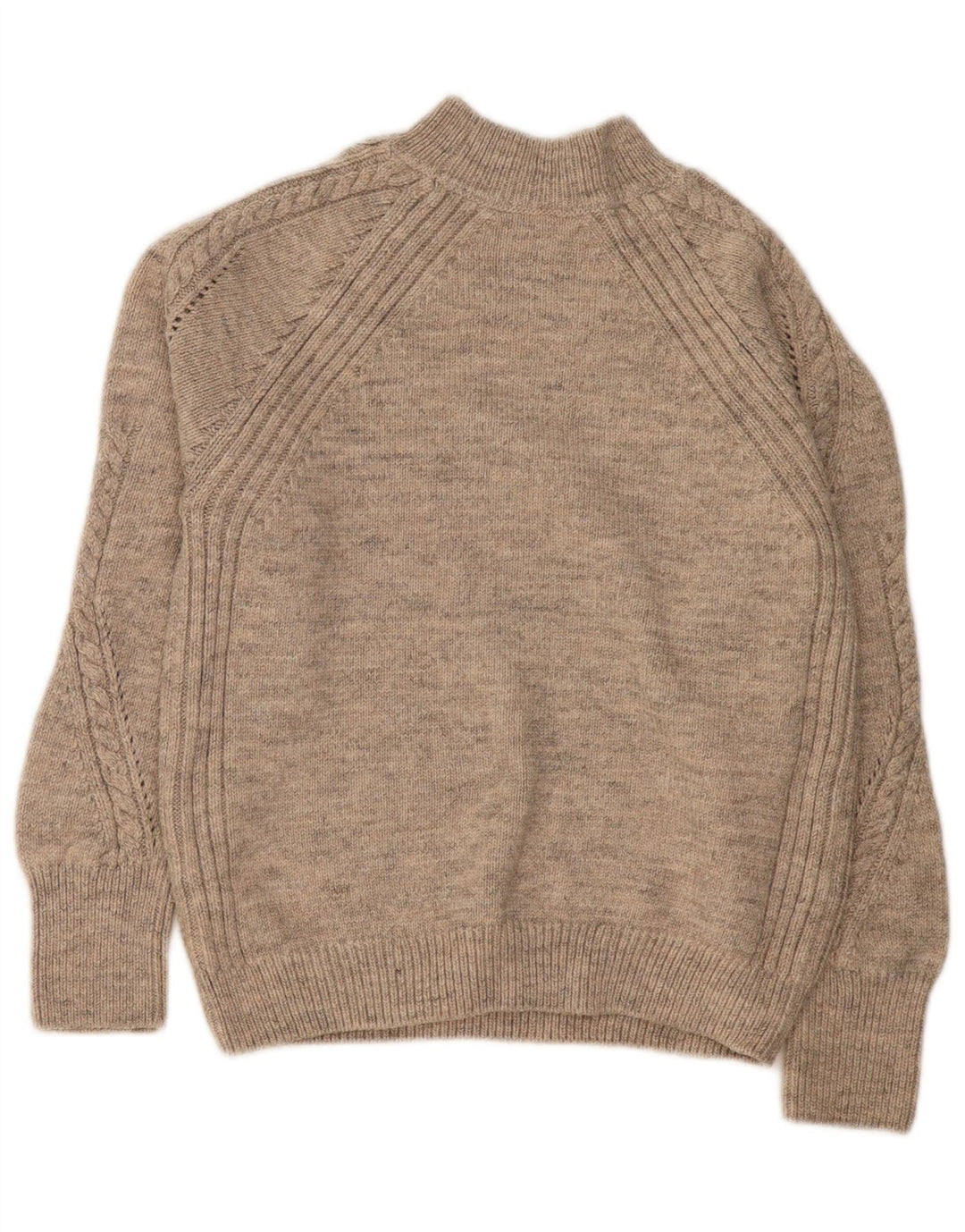 Marks & Spencer Γυναικείο πουλόβερ με λαιμό χελώνα UK 10 Small Beige