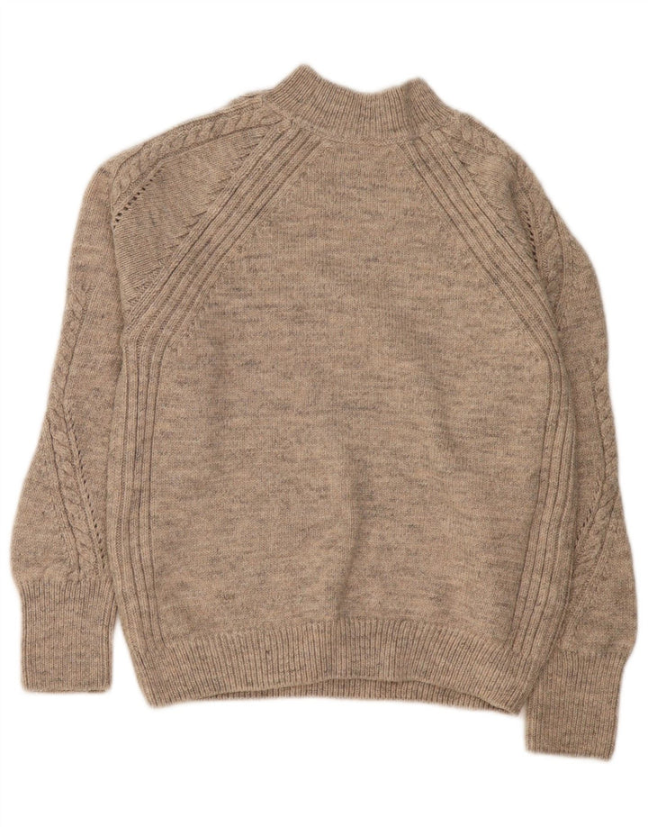 Marks & Spencer Γυναικείο πουλόβερ με λαιμό χελώνα UK 10 Small Beige
