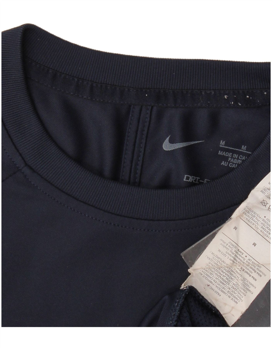 Ανδρικό T-shirt Nike Dri Fit Τοπ μεσαίου μπλε ναυτικού χρώματος πολυεστέρας