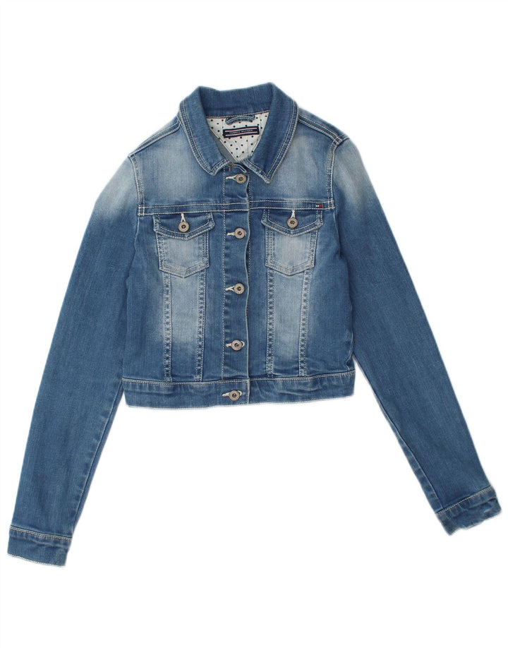 TOMMY HILFIGER Girls Denim Jacket 3-4 Years Blue
