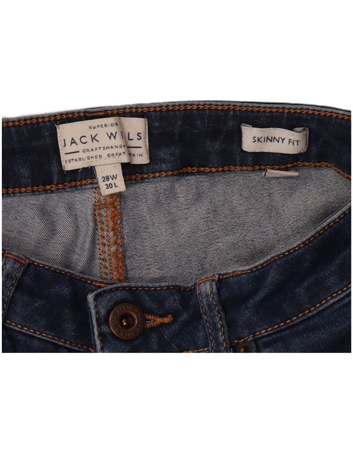 JACK WILLS Γυναικείο Skinny Jeans W28 L30 Navy Blue Cotton