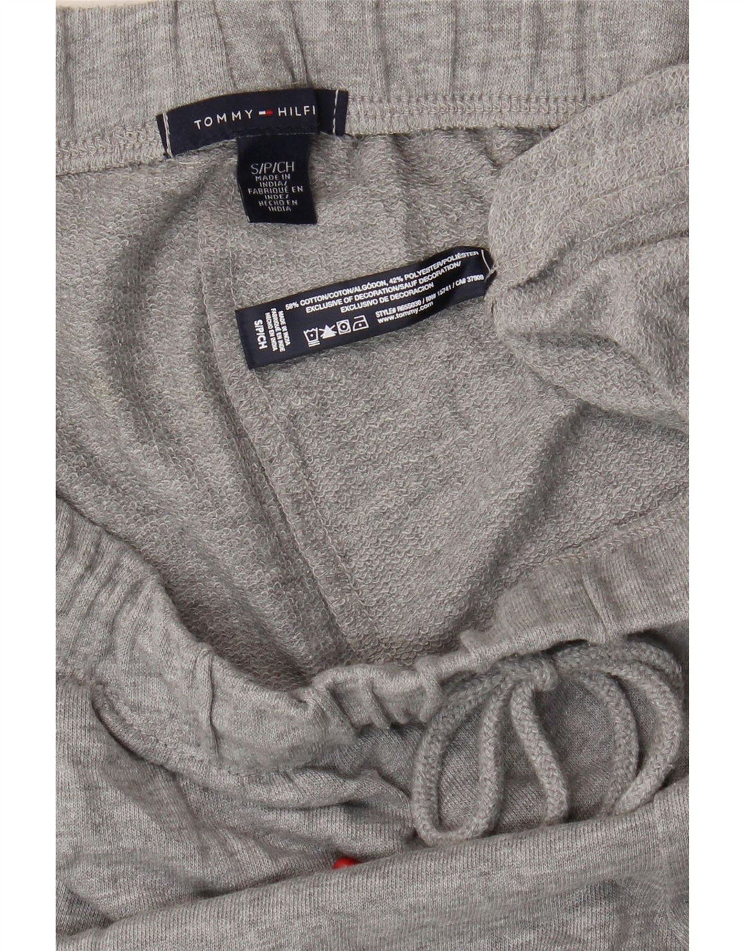 Ανδρική αθλητική φόρμα TOMMY HILFIGER Παντελόνι Joggers Small Grey Colourblock