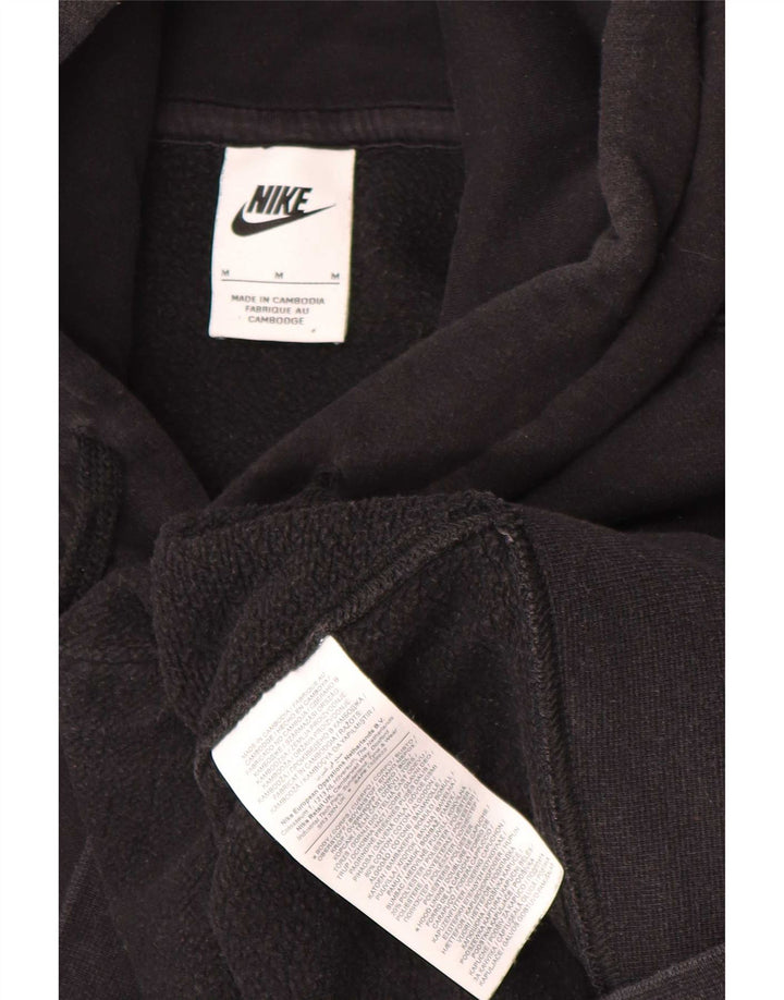 Ανδρικό φούτερ με φούτερ Nike, μαύρο βαμβακερό