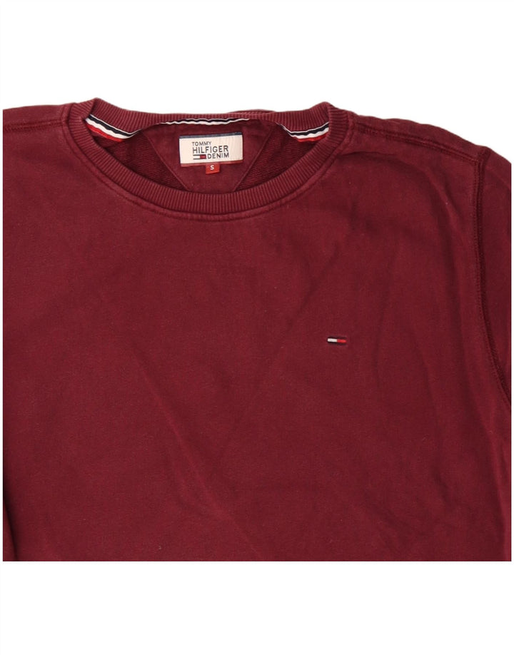 Ανδρικό φούτερ Tommy Hilfiger Jumper Μικρό κόκκινο βαμβακερό