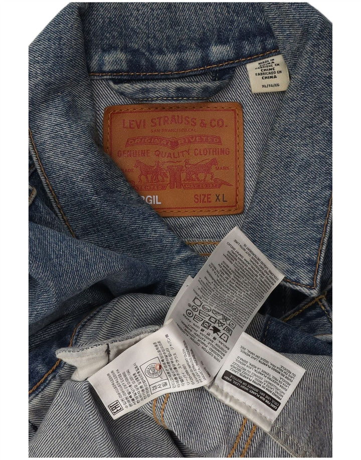 Ανδρικό τζιν μπουφάν Levi's UK 42 XL Μπλε βαμβακερό