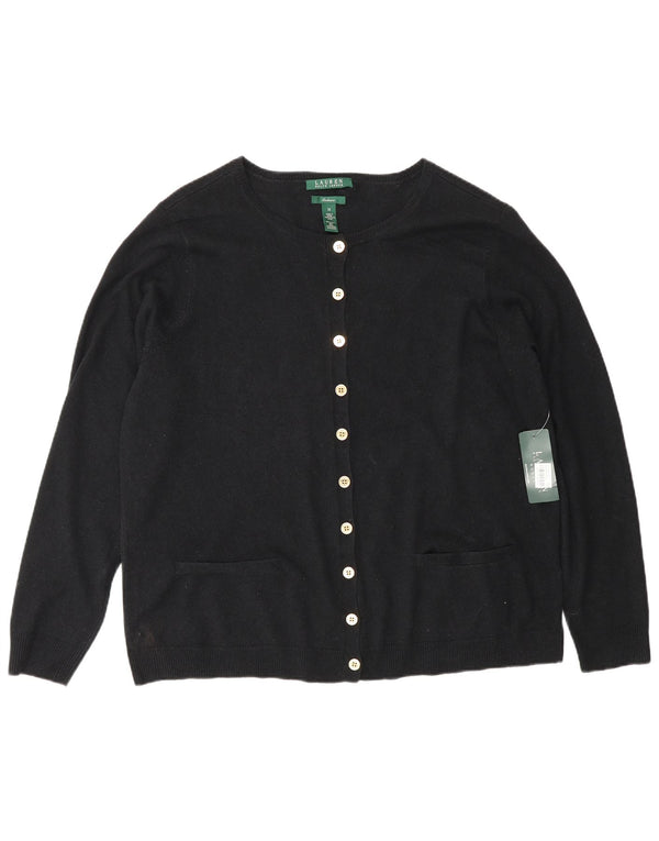 Γυναικεία ζακέτα Ralph Lauren UK 18 XL Μαύρο μετάξι