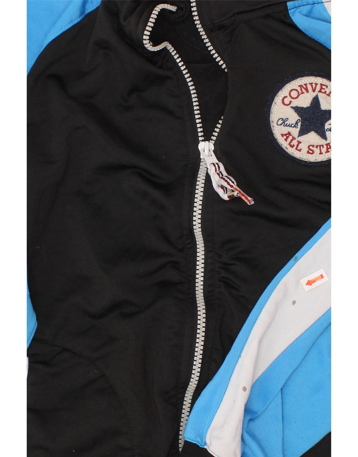 Μπουφάν CONVERSE Boys αθλητική φόρμα 10-11 ετών μεσαίο μαύρο χρώμα