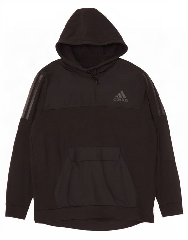 Adidas Ανδρικό Hoodie Jumper XL Μαύρο βαμβακερό