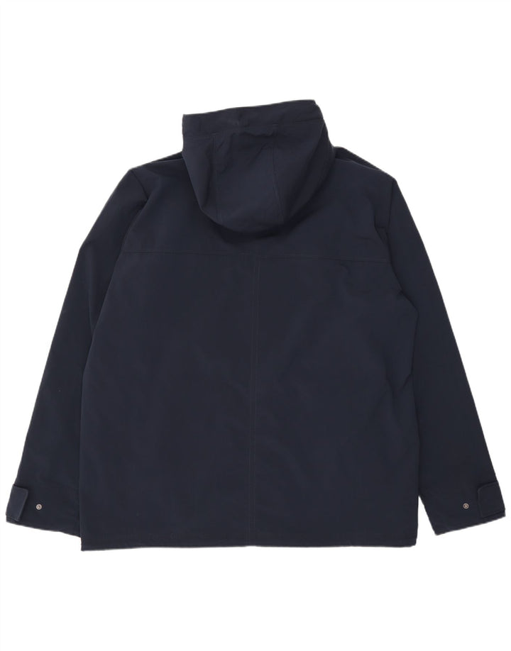 Jack Wolfskin Ανδρικό μπουφάν με κουκούλα αντιανεμικό UK 48 2XL Navy Blue Polyester