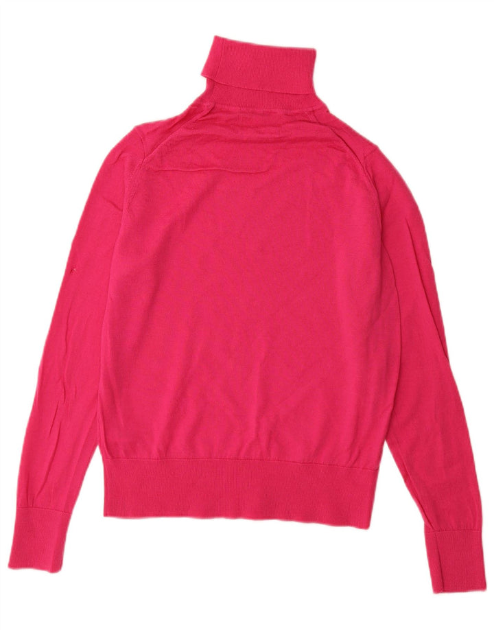 Marks & Spencer Γυναικείο πουλόβερ με ρολό λαιμόκοψη UK 12 Medium Pink