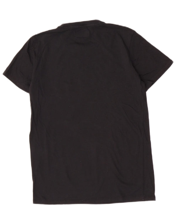 Emporio Armani Boys Graphic T-Shirt Top 15-16 Years Μαύρο