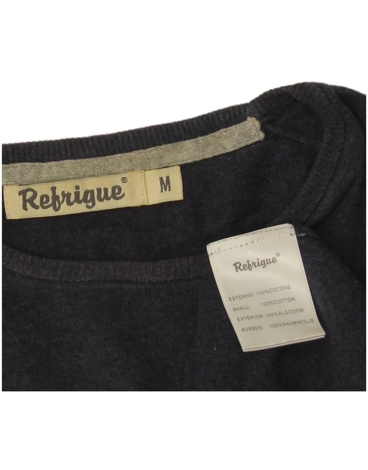 Ανδρικό πουλόβερ Refrigue Boat Neck Jumper Medium Navy Blue Βαμβακερό