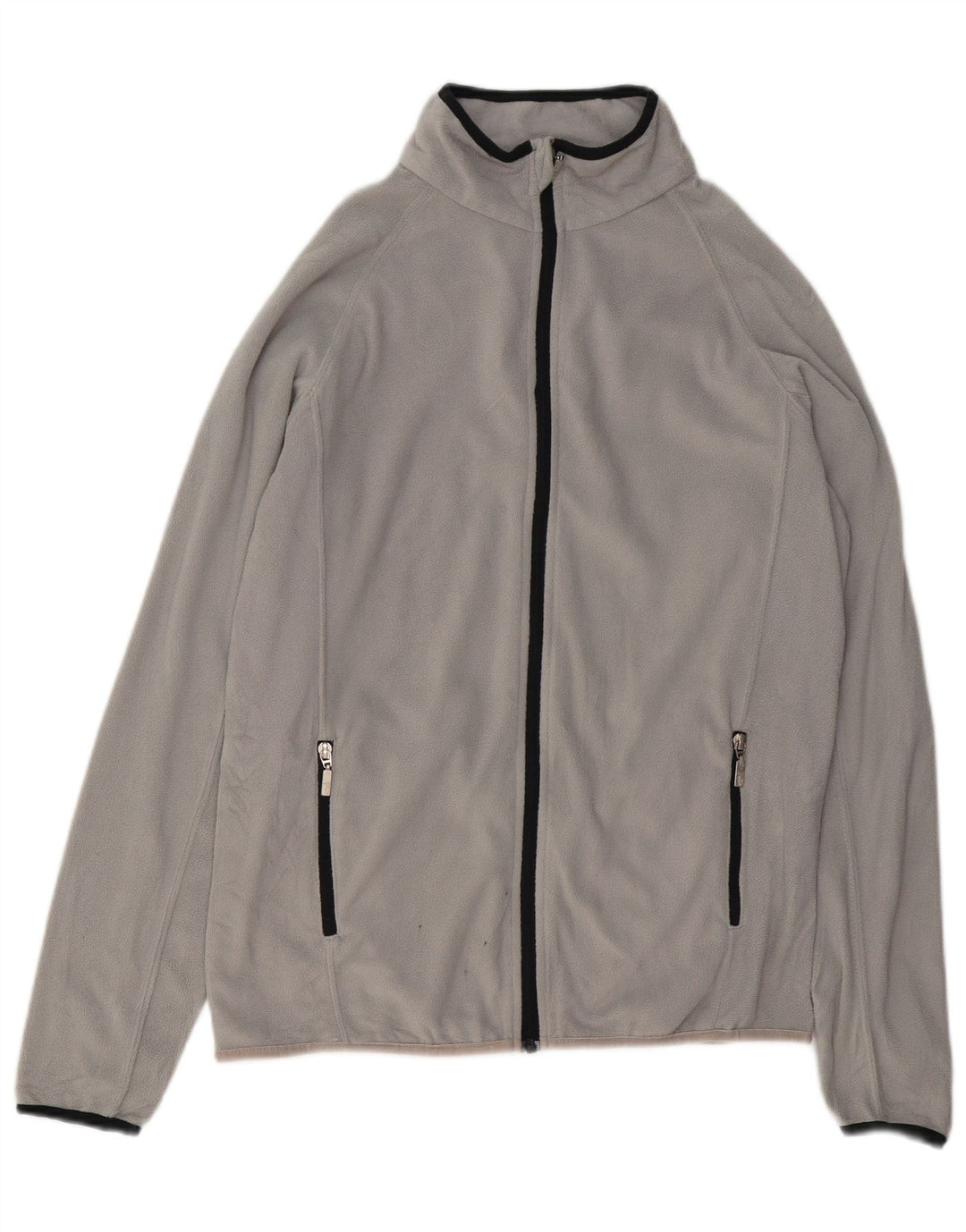 TRUSSARDI Γυναικείο Fleece Jacket UK 18 XL Grey Polyester