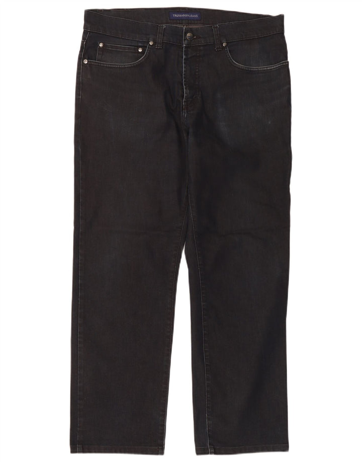 Ανδρικό τζιν Trussardi ίσιο W38 L29 Navy Blue Cotton