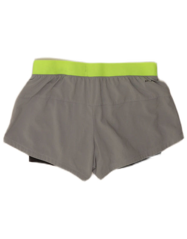 Γυναικείο αθλητικό σορτς Nike Dri Fit Small Grey Colourblock Sports από πολυεστέρα