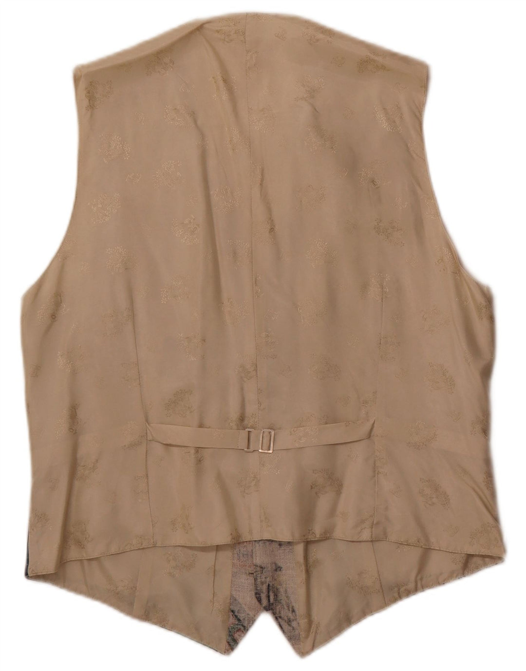 Ανδρικό γραφικό γιλέκο Julius Lang IT 54 XL Beige Patchwork Viscose