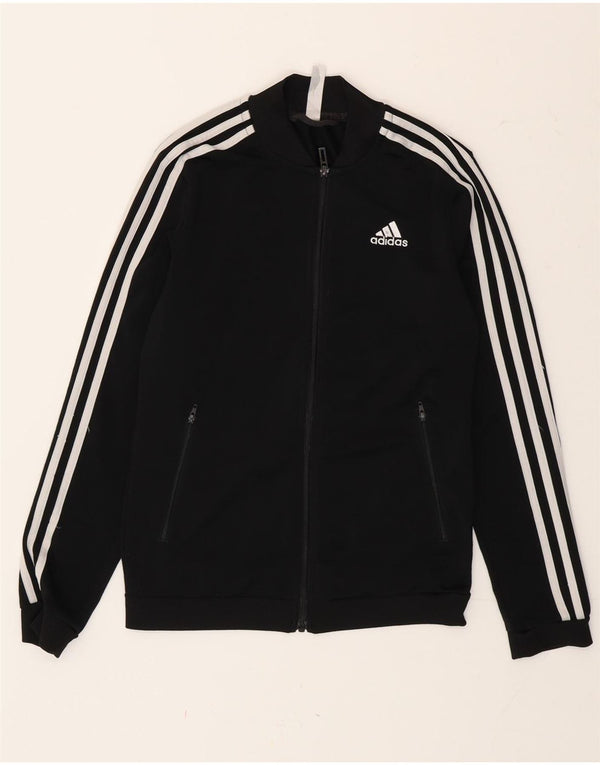Γυναικεία αθλητική φόρμα Adidas Top Jacket UK 4/6 XS Μαύρο ριγέ πολυεστέρα
