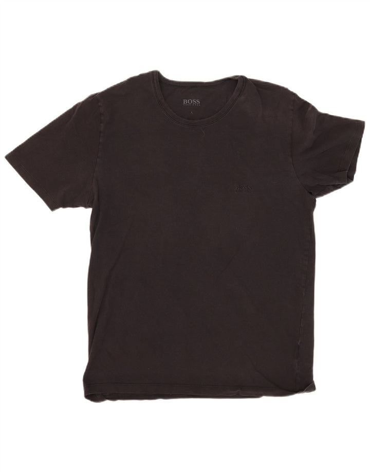 Ανδρικό T-Shirt Hugo Boss Top Large Μαύρο