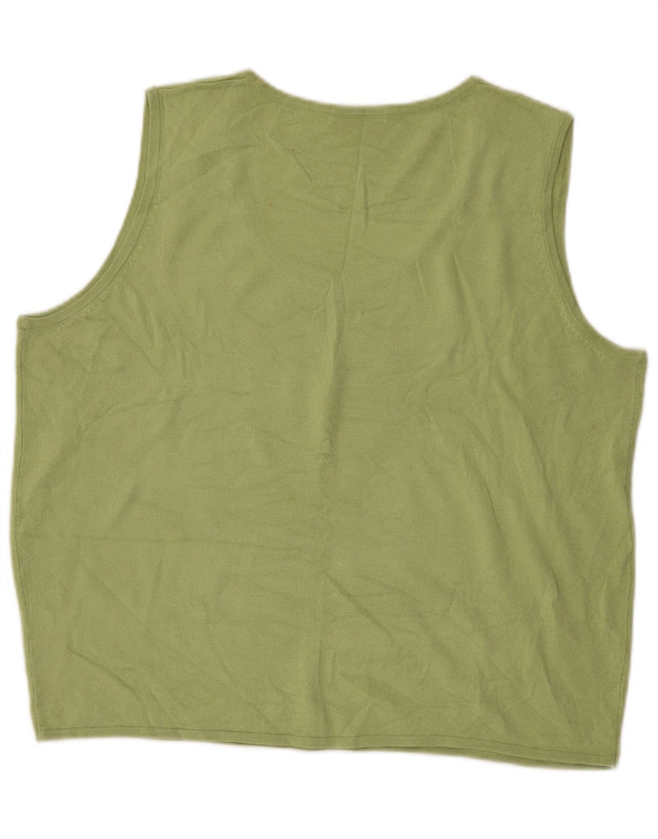 MARKS & SPENCER Γυναικείο Γιλέκο Μεγάλου Τόπ UK 18 XL Πράσινο