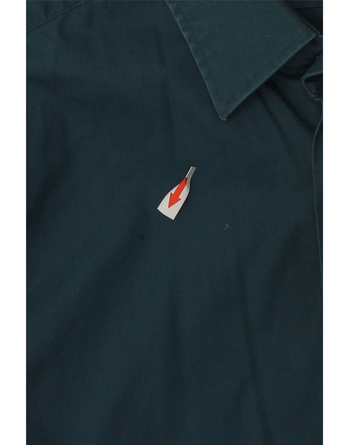 Ανδρικό πουκάμισο Hugo Boss Regular Fit Μέγεθος 39 Μεσαίο μπλε βαμβακερό