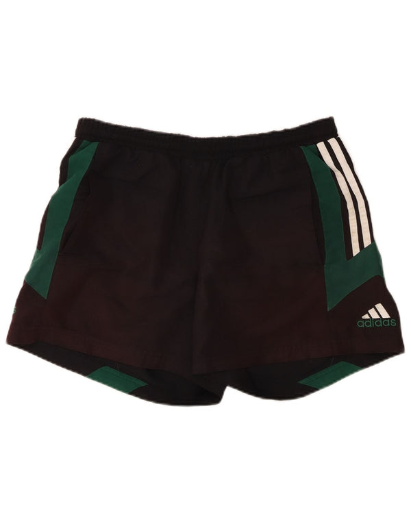 Ανδρικό αθλητικό σορτς Adidas, μεσαίο μαύρο χρώμα, πολυεστέρας