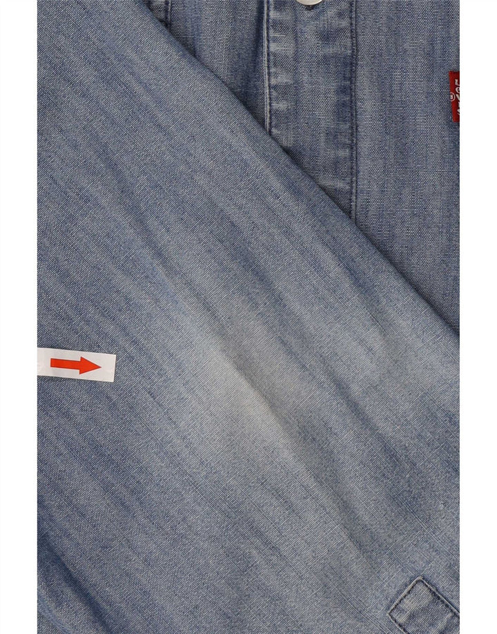 Ανδρικό τζιν πουκάμισο Levi's Large Blue