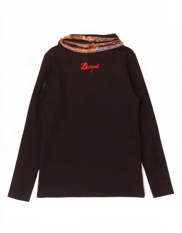 Γυναικεία μπλούζα Desigual Top UK 14 Large Black Floral