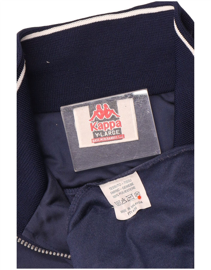 Ανδρική φόρμα πουλόβερ με φερμουάρ Kappa Top Large Navy Blue