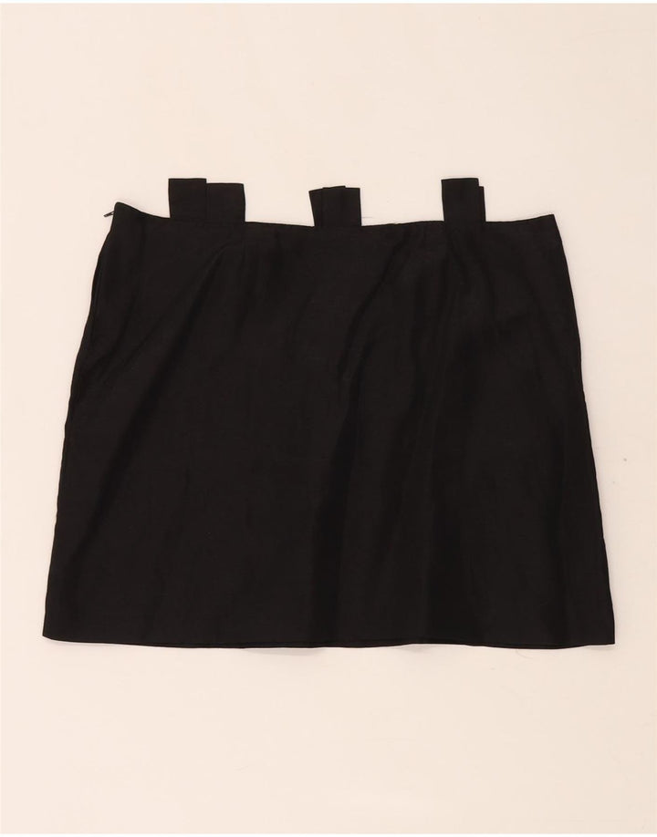 MAX & CO. Γυναικεία Μίνι Φούστα IT 46 Large W34 Black Acetate