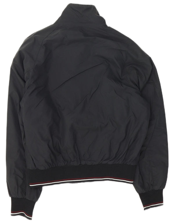 North Sails Ανδρικό Bomber Jacket UK 38 Medium Μαύρο ριγέ πολυαμίδιο