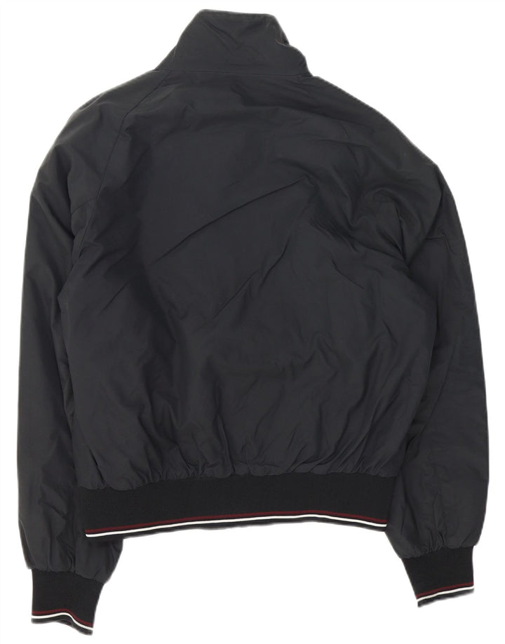 North Sails Ανδρικό Bomber Jacket UK 38 Medium Μαύρο ριγέ πολυαμίδιο