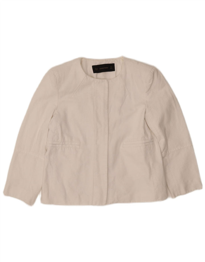 ZARA Γυναικείο Μπουφάν UK 6 XS Λευκό