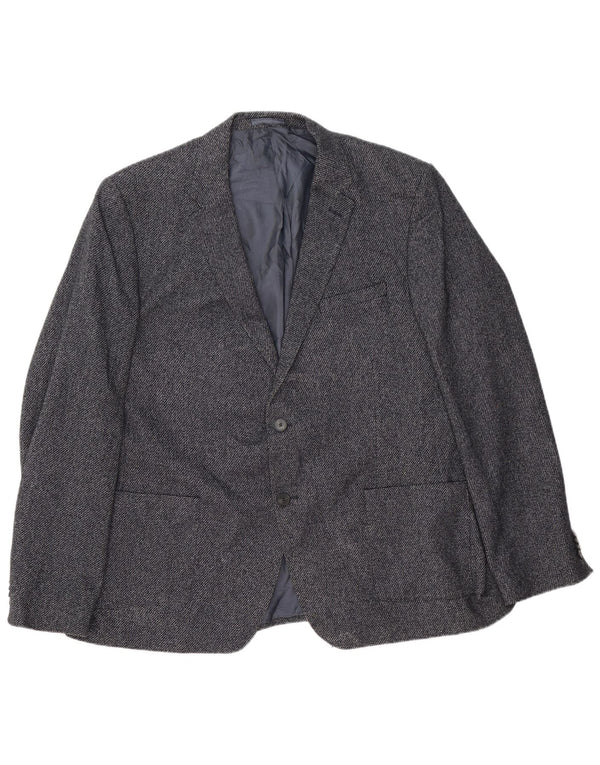 Marks & Spencer Ανδρικό μπουφάν blazer UK 46 XL Navy Blue Wool