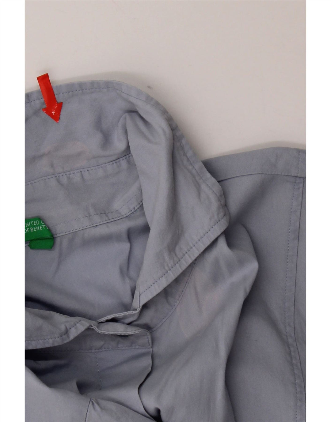Γυναικείο κοντομάνικο μπλουζάκι Benetton UK 12 Medium Blue