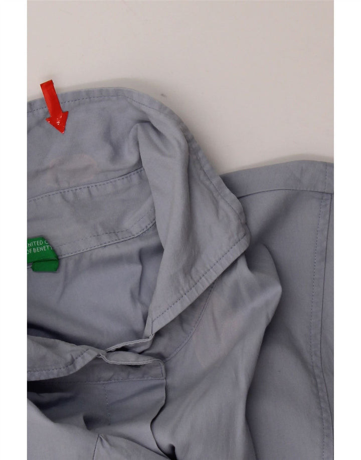 Γυναικείο κοντομάνικο μπλουζάκι Benetton UK 12 Medium Blue
