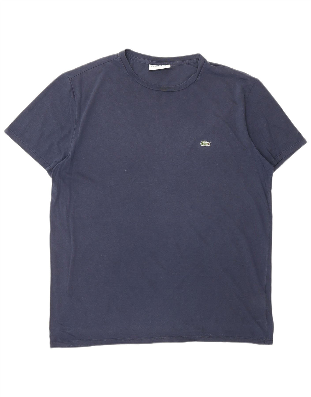 Lacoste Ανδρικό T-Shirt Top Large Navy Blue από βαμβάκι